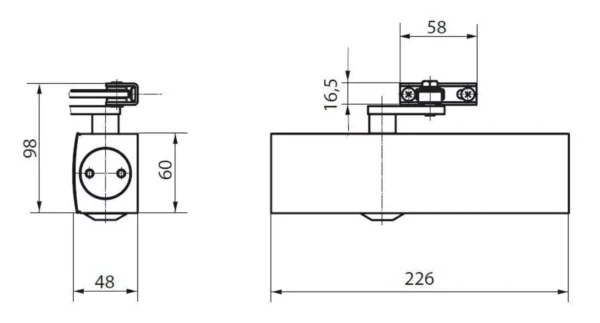 GEZE TS 2000 NV BC